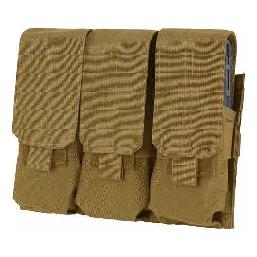 Porta Cargador O Cartuchera Triple Para AR M4 Condor Color Coyote