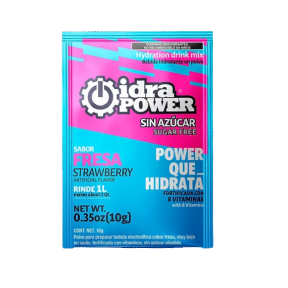 Idrapower Pack 10 Sobres 10 G. Sin Azúcar Para 1 L C/u
