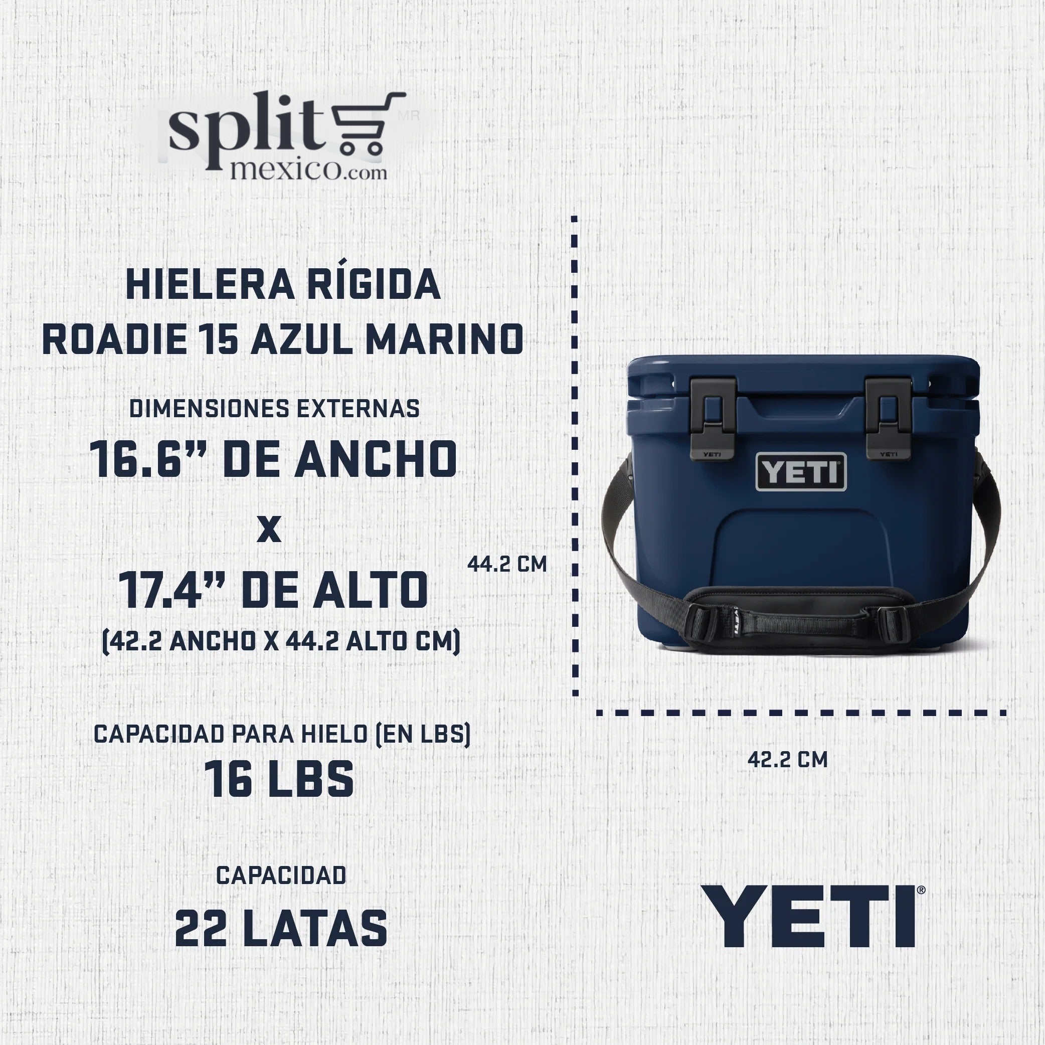 Yeti Hielera Rigida Roadie 15 Original