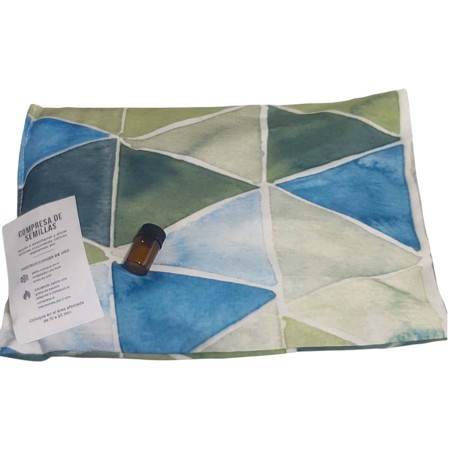 3 Cojines con Semillas Terapeuticos Frio Calor Compresa Aroma 18x26cm