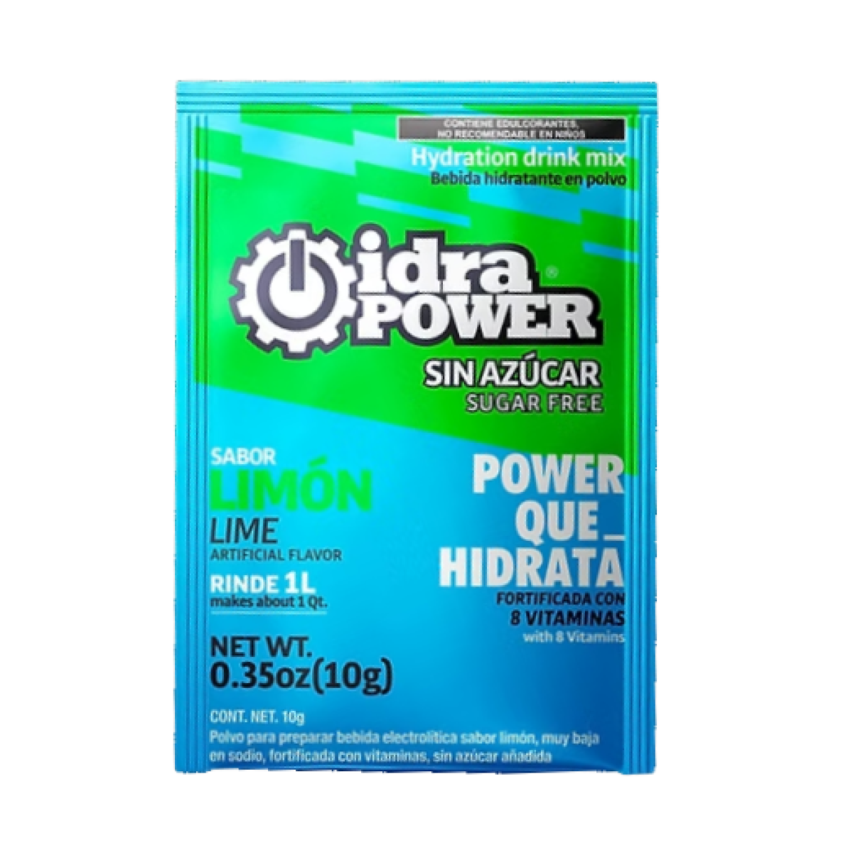 Idrapower Pack 10 Sobres 10 G. Sin Azúcar Para 1 L C/u