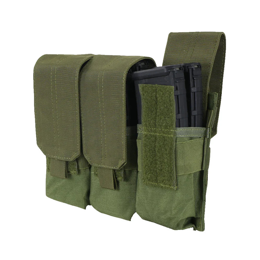 Porta Cargador Triple M4 AR Molle Verde Olivo Ma58 Condor