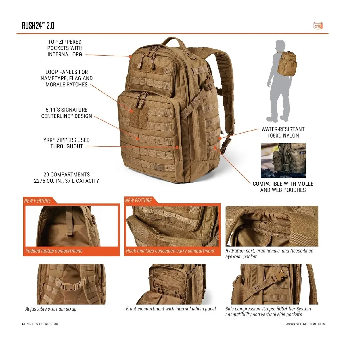 Mochila Rush 24 2.0