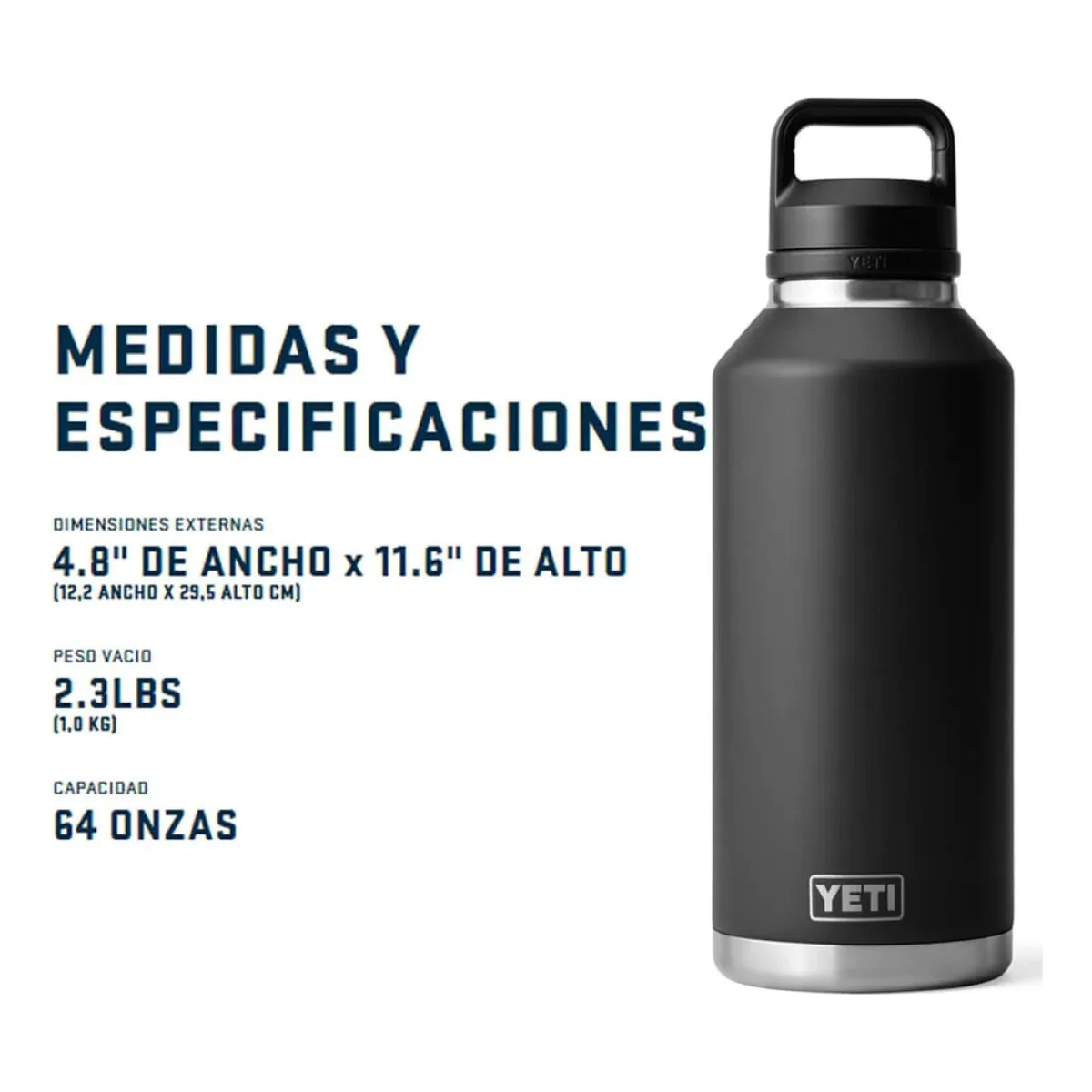Termo Rambler 64oz Chug Cap
