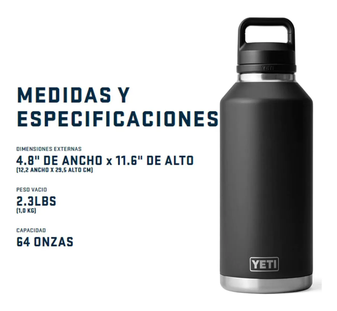 Termo Rambler 64oz Chug Cap