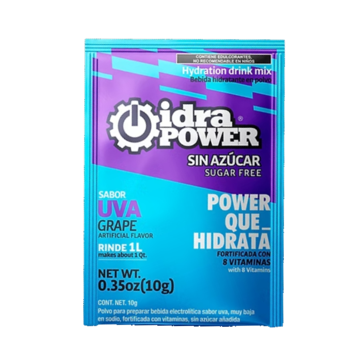 Idrapower Pack 10 Sobres 10 G. Sin Azúcar Para 1 L C/u