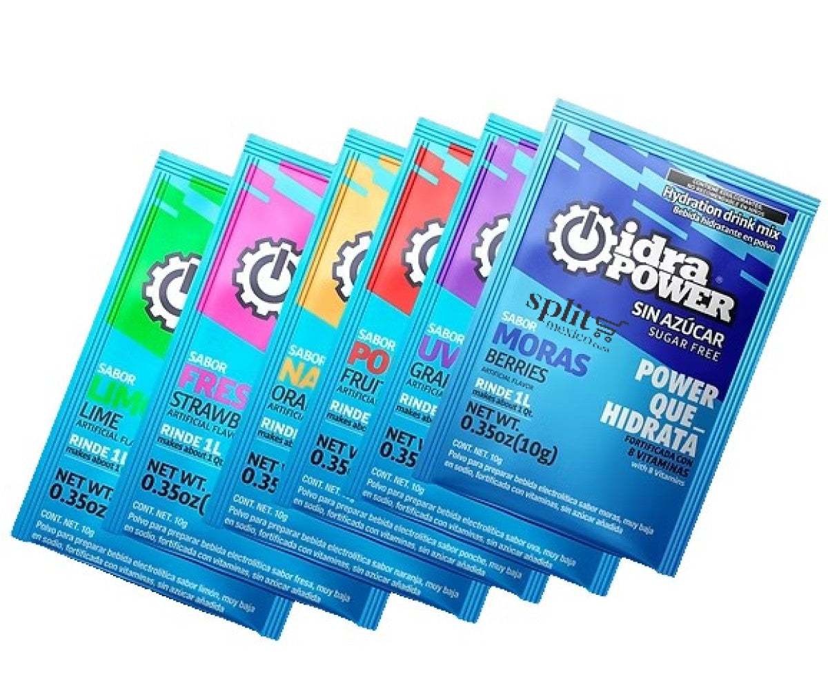 Idrapower Pack 10 Sobres 10 G. Sin Azúcar Para 1 L C/u